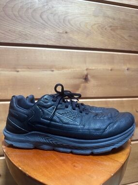 Altra Torin 5 Sz 9 Black Leather Slip Resistant Server Restaurant Chef Shoes